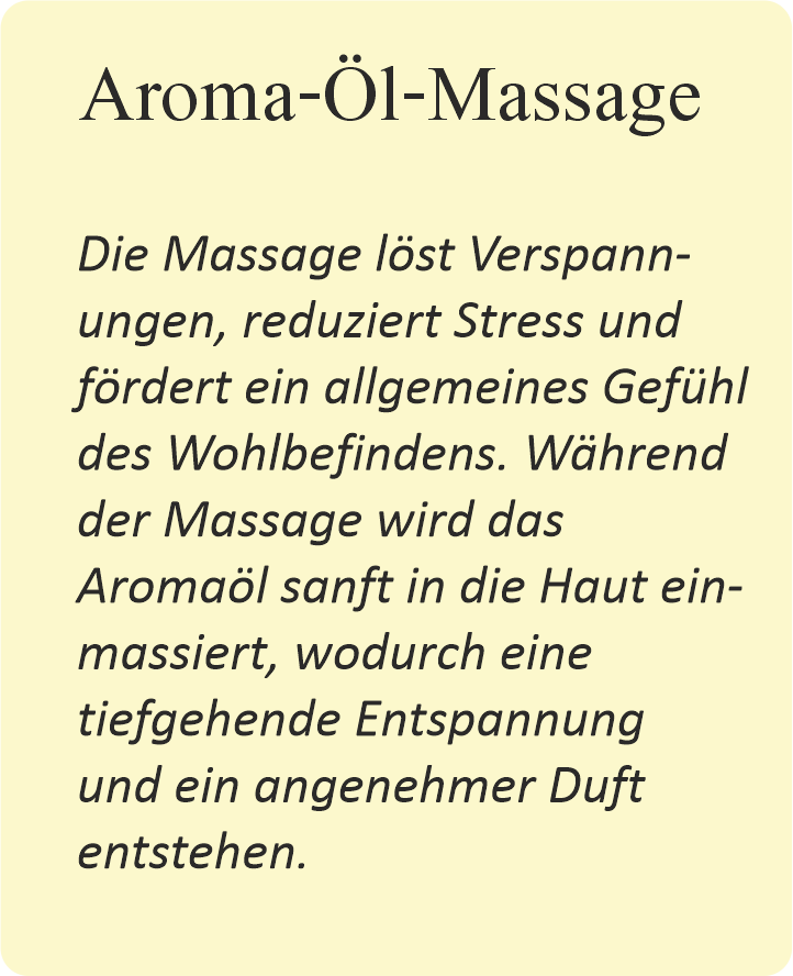 Tui Na Massage Waiblingen Aroma Öl Massage