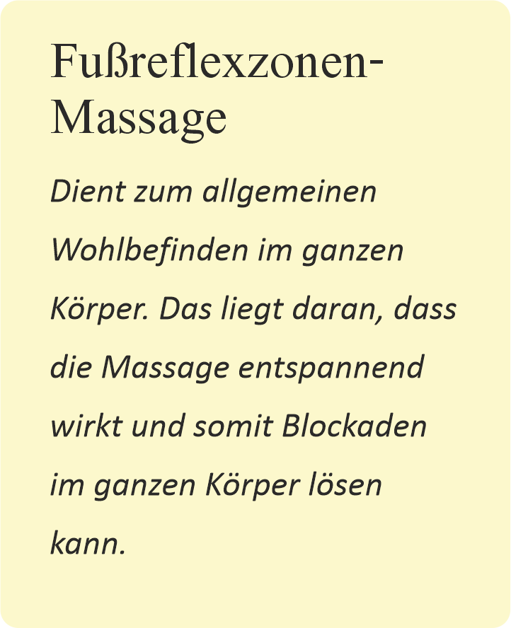Tui Na Massage Waiblingen Fußreflexzonenmassage