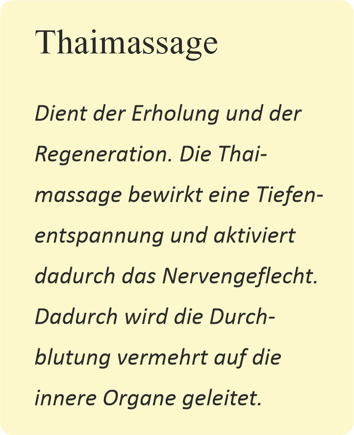 Tui Na Massage Waiblingen Thaimassage